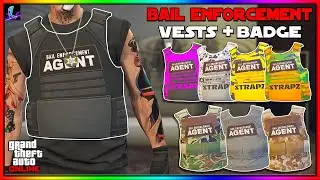 How To Get The Bail Enforcement Agent Vest & Badge With Custom Outfits In GTA 5 Online!