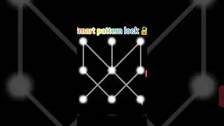 Amazing pattern lock 🔐/ smart pattern lock #remix #music #patternlock #lock #shorts
