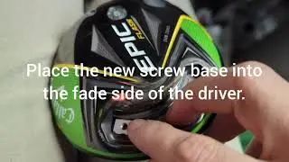 Callaway Driver Rattle Fix Epic Flash Subzero Slide Weight Remove Replace Tighten Repair Callaway