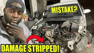 Rebuilding a Wrecked Budget Audi A3 S line From Copart PART 2 - DAMAGE TEAR DOWN
