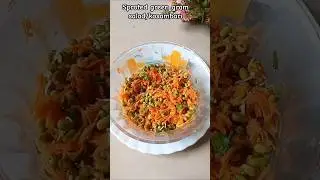 Sprouted green gram kosambari/ಕುಸುಂಬರಿ.. #kosambari #shorts
