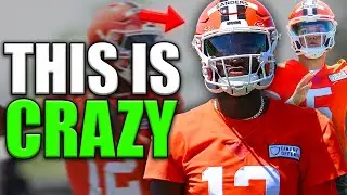 SHEDEUR SANDERS VS DILON GABRIEL HEATS UP AT BROWNS OTA'S