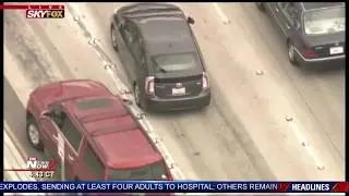 5/10/2019 - Crazy Los Angeles Police Chase Of Murder Suspect - Shooting At Police - Stand Off