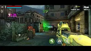 Golden machine gun Zombie Kill 