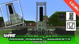 Share addon Rigging dan sound system || addon minecraft 1.21