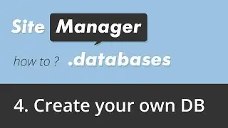 Create a custom Database from start to finish