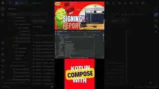 GENERATE SIGNING REPORT IN ANDROID STUDIO | #shorts  #kotlintutorils