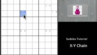 Краткое объяснение цепочки X-Y в судоку.