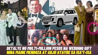 Detalye ng MULTI-MILLION PESO na LUXURY WEDDING GIFTS nina Maine Mendoza at Arjo Atayde sa Isa't-isa