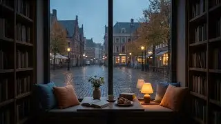 Calm Your Nerves | Rain Piano for Sleep | Rainy Cafe Window | Feel At Peace ☕