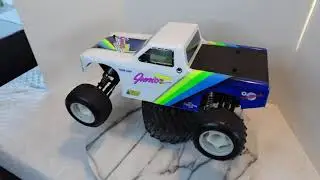 Vintage Team Losi JRT offroad truck RPM upgrades Andys painted body