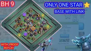 NEW BH9 Base 2023 with Replay | Best Builder Hall 9 Base Copy link | Clash of Clans #viral #coc #1