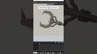 Mechanical rigging  blender #blender3danimation #rigging #rig#armature e
