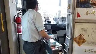 長崎電気軌道、新人運転士と指導員。茂里町〜長崎駅