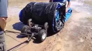 inflatable rolling machine Rolling,  in water and mud