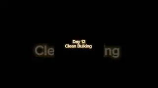 Day 12 of my clean bulking #bulking #dailyvlog #minivlog #fulldayofeating #day12