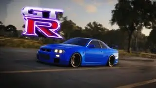 Nissan Skyline R34 GTR (📣Turbo Spool/Exhaust Sound📣) The Crew Motorfest