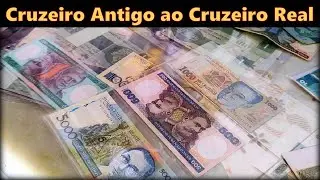 ✅Muitas C&eacute;dulas Sem Repeti&ccedil;&atilde;o - Cole&ccedil;&atilde;o do Cruzeiro Antigo At&eacute; o Cruzeiro Real👍😜
