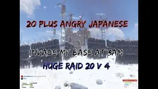 when the Japanese invade my base at 3am (huge raid)