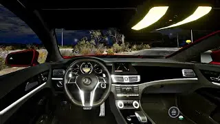 Mercedes Benz CLS Brabus Rocket Night Driving | BeamNG.drive (Gamepad Gameplay) (No Commentary)