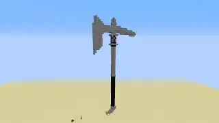 BUILDING AN EBONY WAR AXE IN MINECRAFT