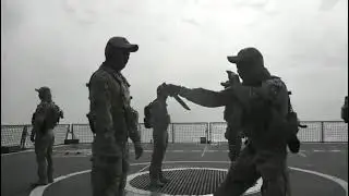 South Korean Navy Seals Knife Combat Training