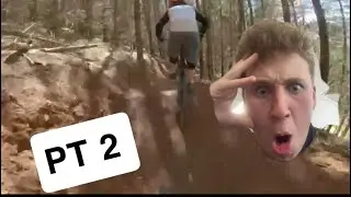 New Trail- Dynamic Duo  Mysic Bike park!!MASSIVE 50ft booter (Trip to the Hospital) met MATT JONES 