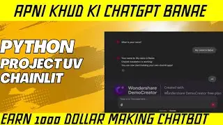 Chat GPT wo b khud AI CHATBOT Python