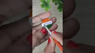 Indian flag drawing on a coin 😍❤️#trending#Sarittaarts#viral#youtubevideo #art #India#Indian flag