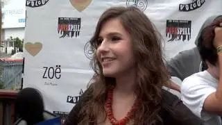 Erin Sanders Interview Big Time Rush Secrets? at Love Spill Event