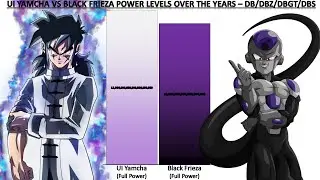 UI YAMCHA VS BLACK FRIEZA Power Levels Cannon & Non Cannon Forms  - DB/DBZ/DBGT/DBS