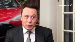 Elon Musk – Visions for Tesla, the auto industry and self-driving Teslas (Interview in Denmark 2015)
