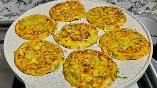 كاليط الخضر سهلة اقتصادية و سريعة التحضير // لانش بوكس//galettes de légumes pour lunch box