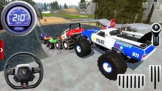 Juegos De Carros Police Monster Truck Impossible Driver Car Extreme Racing For Android Mud Gameplay