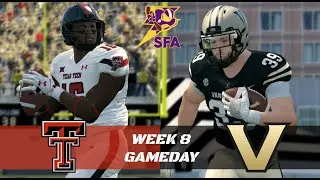 SFA Season 15 Week 8 Gameday: Texas Tech (1-5) @ Vanderbilt (2-4) Highlights
