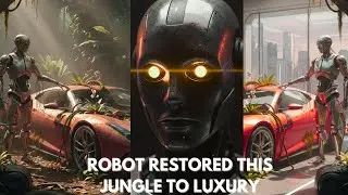 AI Robot Rescues a Supercar from the Jungle 🚁🤖