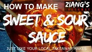 How to make genuine Chinese takeaway sweet and sour sauce at home