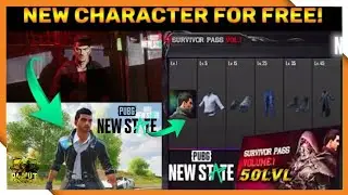 New Free Exclusive Character + Survivor Pass First Look In Pubg New State || New Story Missions.