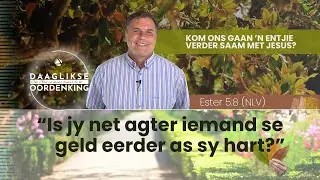 Daaglikse Oordenking - 16 Oktober 2025