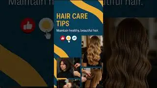 💇&zwj;♀️ Gorgeous hair starts with care: moisturize, shield from heat, trim often & nourish weekly.
