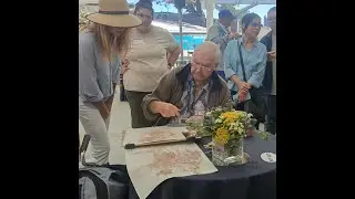 Lifetime Achievement Award from Laguna Art Association, drawing at the event and some photos