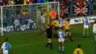 Oxford United 1 Blackburn Rovers 3 7th December 1991 Division Two