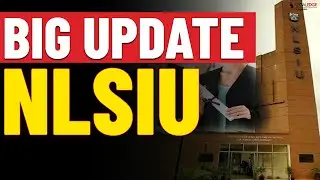 NLSIU Bangalore New Update🔥| NLSIU Fee Structure, Seats & Criteria | CLAT 2024