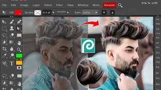 Oil Paint Photo Editing step by step by photopea || oil paint editing tips  || photopea editing
