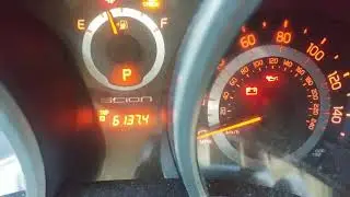 Maint req'd light reset Scion tc 2013
