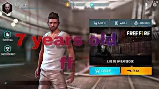 7 years old free fire।ff old kill sound।7 years old free fire player।7 years old free fire gameply