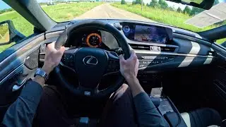 Lexus ES 350 F Sport 2019 года &mdash; тест-драйв от первого лица