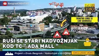 Najavljeno rušenje starog nadvožnjak kod TC 