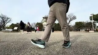 Osaka Castle Christmas Eve Walk 🎄✨ | Stunning Winter Night Views in Japan #Shorts