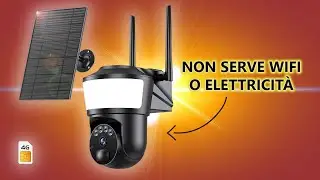 UNA VIDEOCAMERA DI SORVEGLIANZA 2K TOTALMENTE WIRELESS  in 4G - Unboxing e test